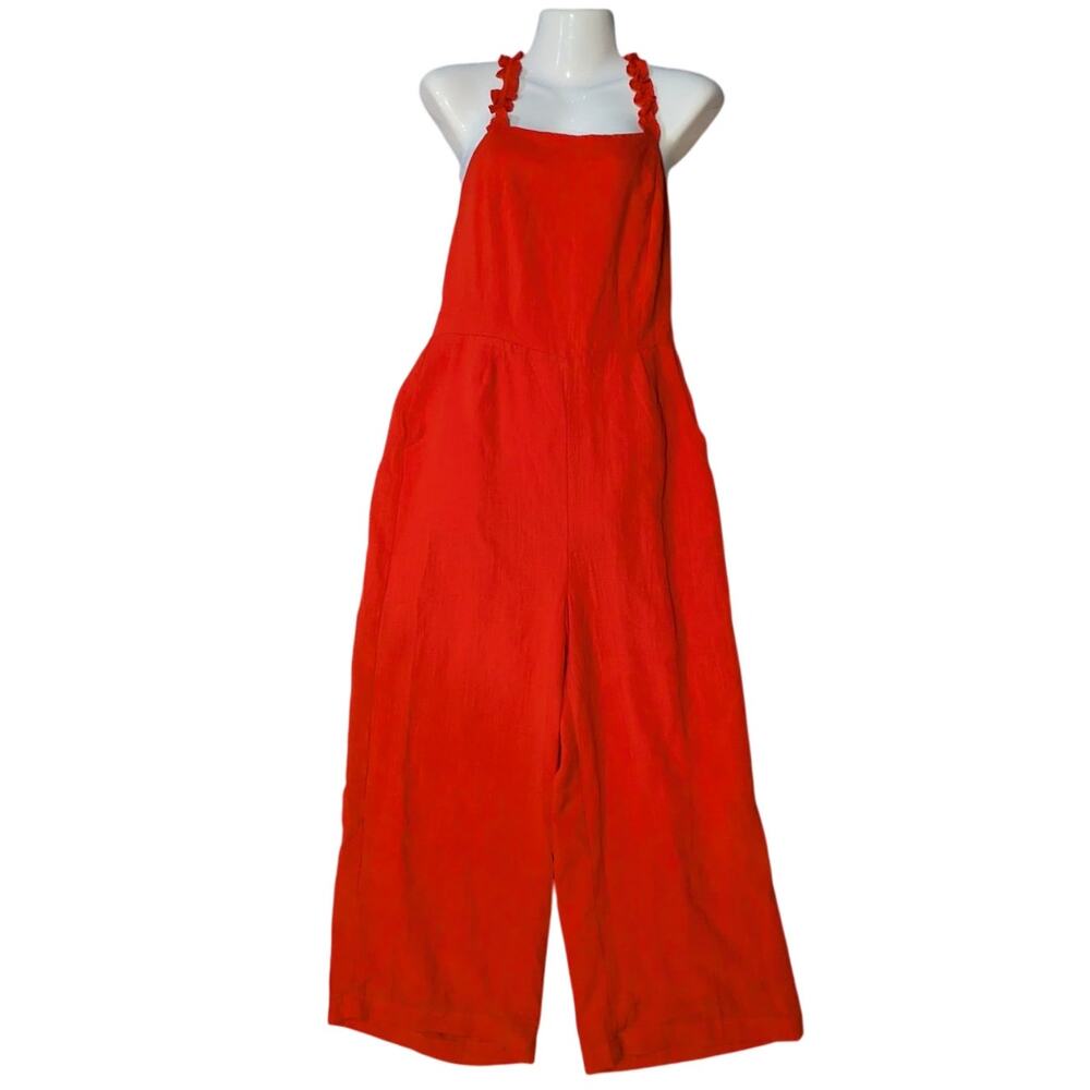 Lost + Wander Red Jumpsuit Size M